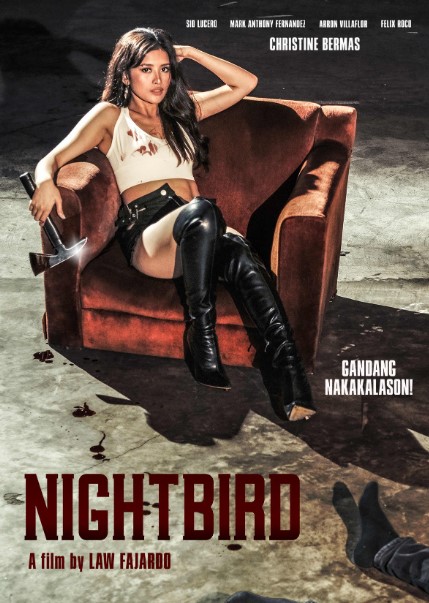 Nightbird (2023) หนังอิโรติก XXX ข่มขืนสาวฟิลิปปินส์ขี้เมา Christine Bermas