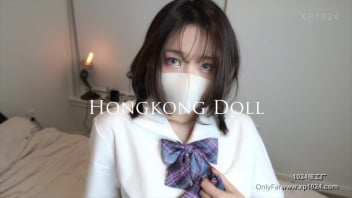 XXX ดูหนังโป๊ Onlyfans เย็ดยับนักศึกษาฮ่องกง HongKongDoll หน้าตาน่ารักสุดยอด