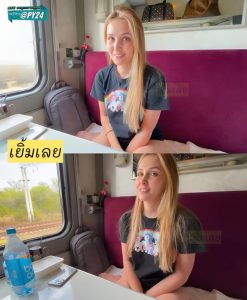 >หนุ่มนักท่องเที่ยวได้ฟันสาวแปลกหน้าบนรถไฟ Picked up a Married Beauty and her right on the Train Alina Rai Sasha Paradise